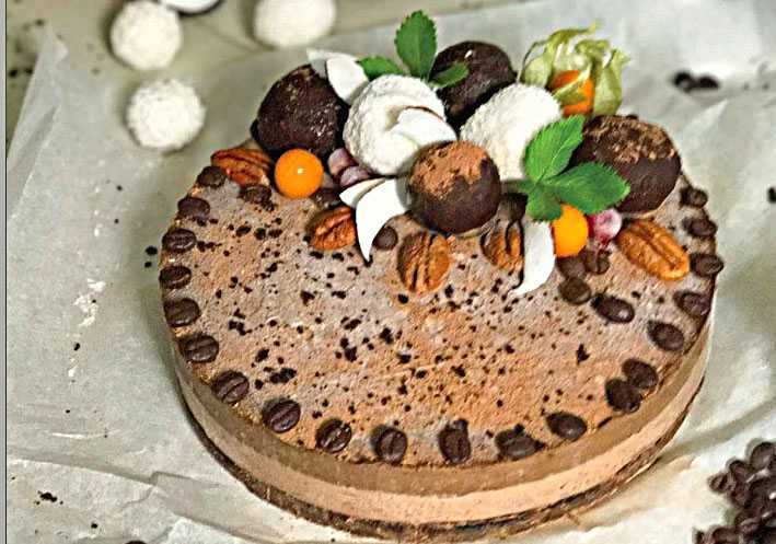 You are currently viewing Шоколадный торт с грецкими орехами