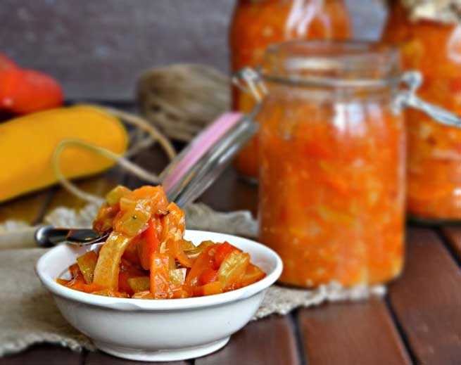 You are currently viewing Заготовка из кабачков, перца и моркови