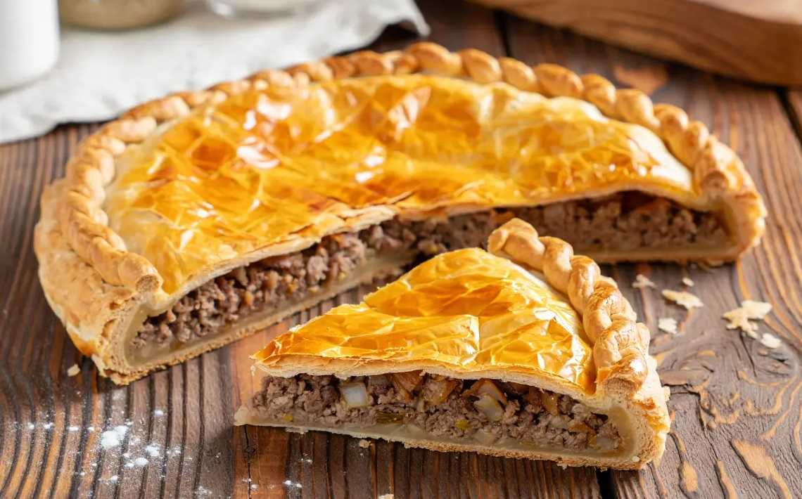 Пирог с фаршем