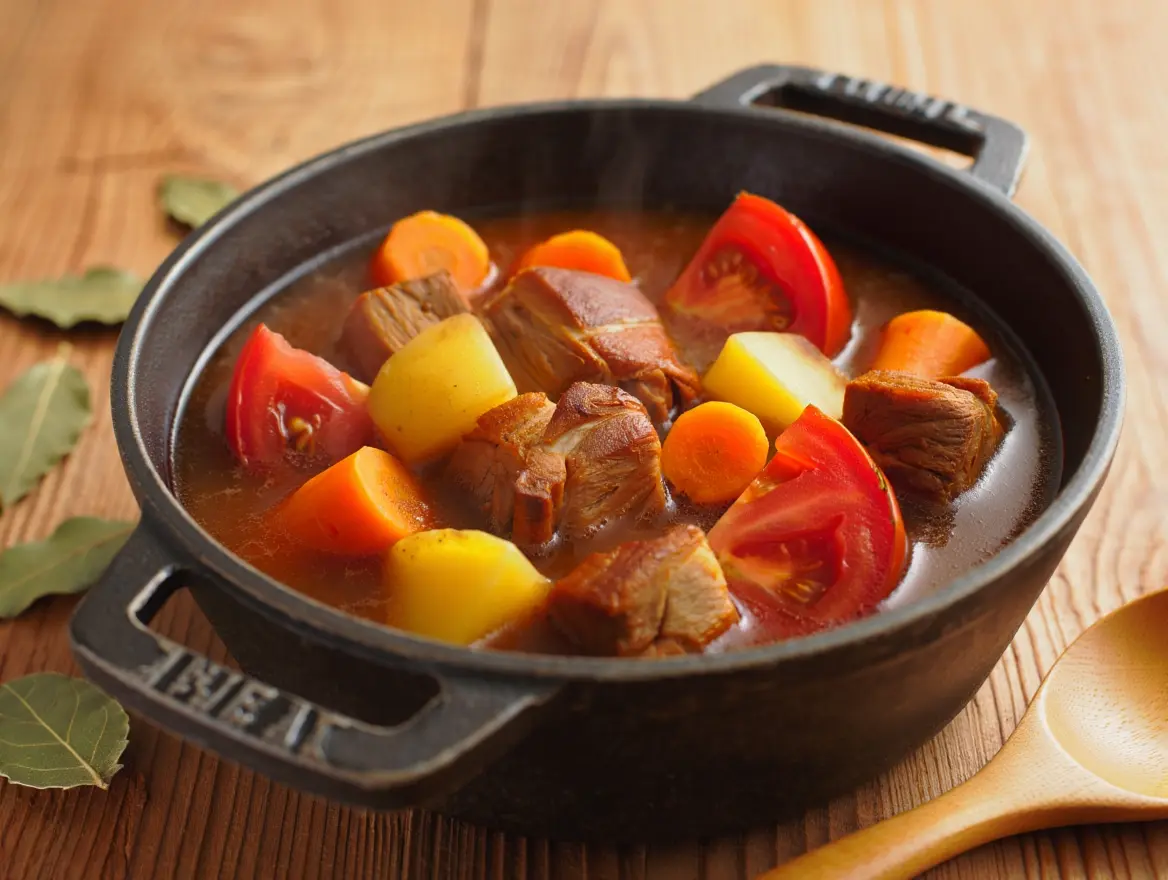 жаркое с картофелем и свининой