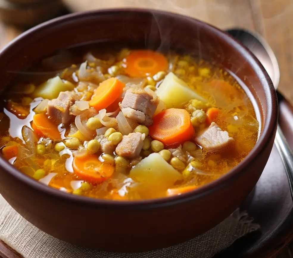 Гороховый суп со свининой