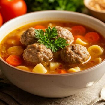 Суп с фрикадельками: классический рецепт
