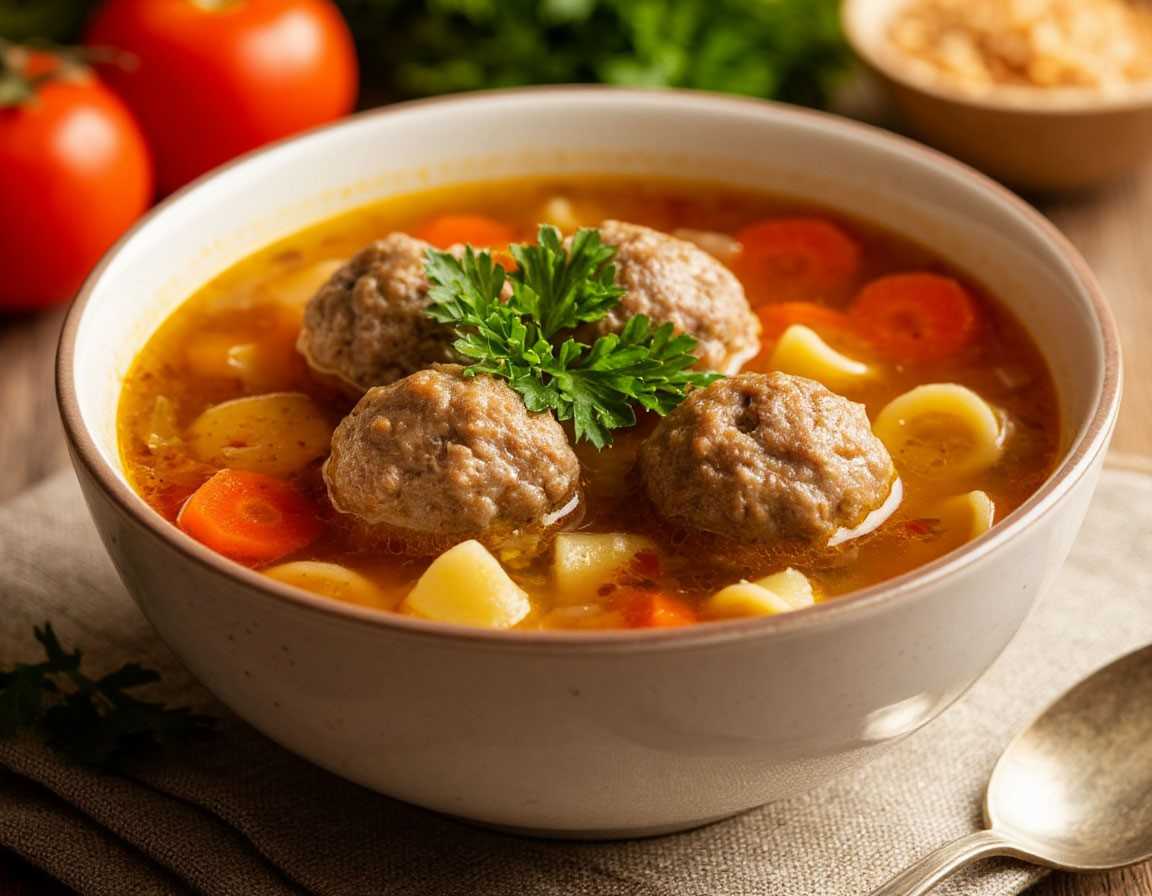 суп из фрикаделек