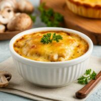 Жюльен из грибов и курицы